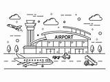 Simple Airport coloring page  Download Print Or Color Online For Free sketch template