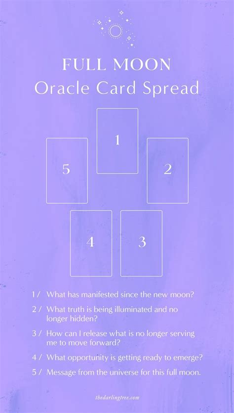 Full moon tarot spread – Artofit