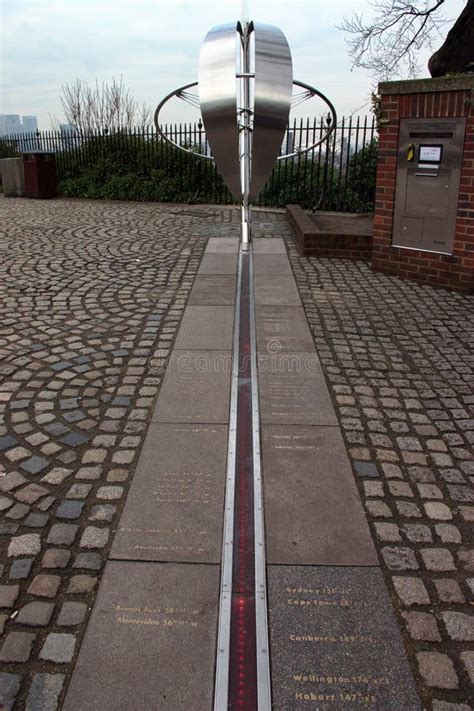 Prime Meridian Line.Royal Observatory in Greenwich, London, United ...