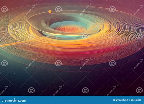 AI-generated Digital Art of a Circular Colorful Artistic Solar System ...