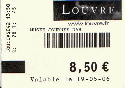 Management und Logistik: Louvre tickets