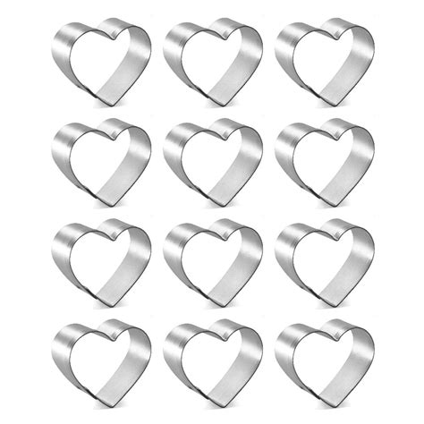 1 Dozen Mini Heart Cookie Cutters | The Cookie Cutter Shop