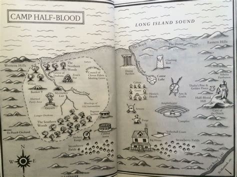 Percy Jackson Camp Half Blood Map