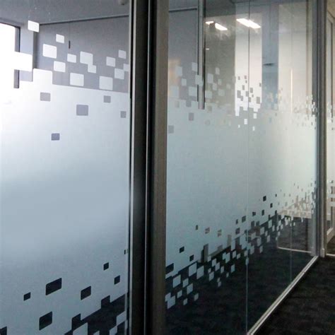 Frosted Vinyl Graphics Etched Logos Office Doors Windows Switzerland