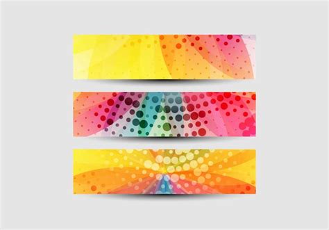 Set Of Flower Design Header 106684 Vector Art at Vecteezy