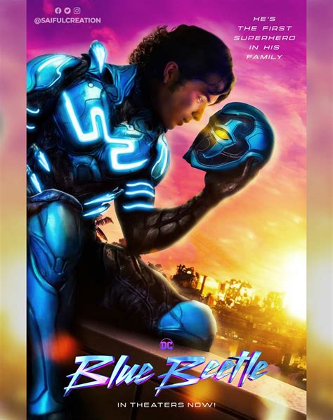 Blue Beetle Poster | Poster By Saifulcreation