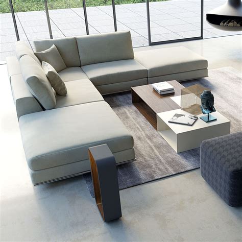 Perry Armless Corner Sectional Sofa - Modloft - Touch of Modern