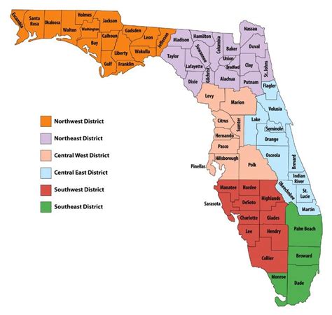 Florida wing leader map for website | Angel Flight Southeast | Florida county map, Map of ...