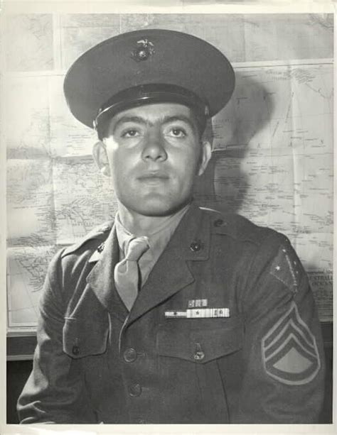 John Basilone, the hero of Guadalcanal, died in battle in Iwo Jima, 1945. Another total badass ...