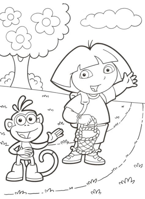 Dora Colouring Pictures | Coloring Pages To Print