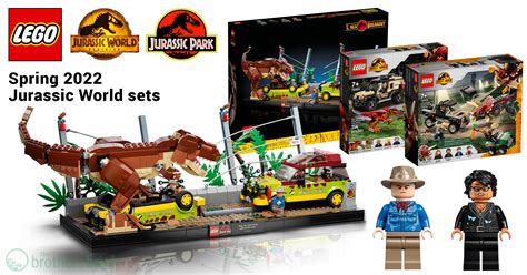 LEGO reveals Jurassic World sets for Spring 2022, including 1,200-piece Jurassic Park diorama ...