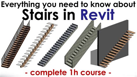 Stairs in Revit - Complete 1h Course - Dezign Ark