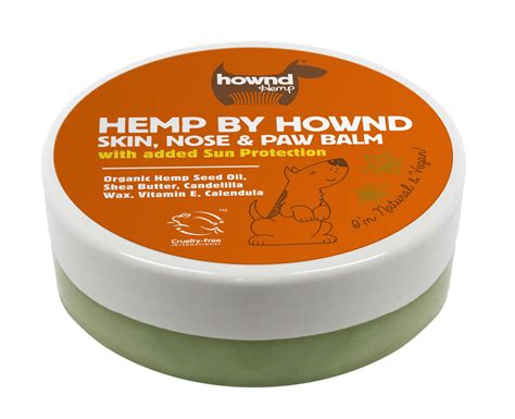 Hownd hemp paw, nose and skin balm for dogs