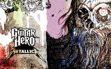 Download Guitar Hero Metallica Skull Art Wallpaper | Wallpapers.com