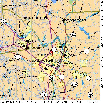 Latham, New York (NY) ~ population data, races, housing & economy