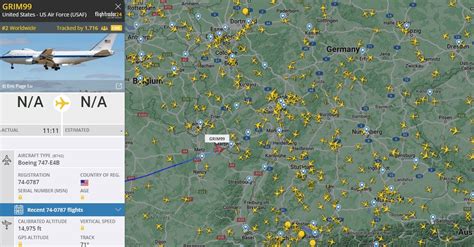 Air force one? :) :D : flightradar24