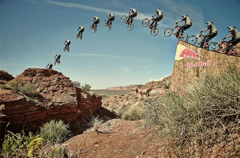 Extreme Downhill Mountain Biking Red Bull