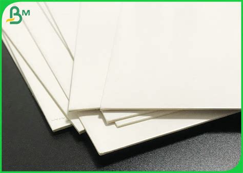 C1S One Side Glossy White Cardboard 1mm 1.5mm Duplex Board White Back Sheets