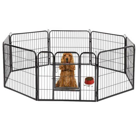 Dog Pen Dog Playpen Extra Large Indoor Outdoor Dog Fence Heavy Duty 8/ ...