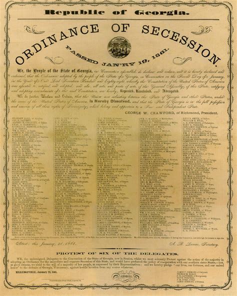 File:Ordinance of Secession Milledgeville, Georgia 1861.png - Wikimedia Commons
