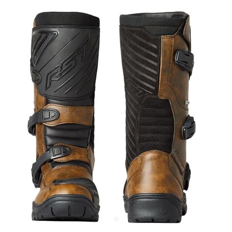 RST 2023 AMBUSH WATERPROOF BOOTS BROWN / BLACK - Gear 4 Motorcycles