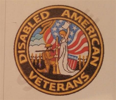 Embroidered Disabled American Veterans Logo for T-Shirts | Etsy | Veteran logo, Embroidery ...