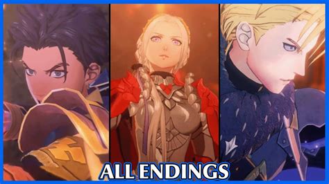 All Endings in Fire Emblem Warriors: Three Hopes - YouTube