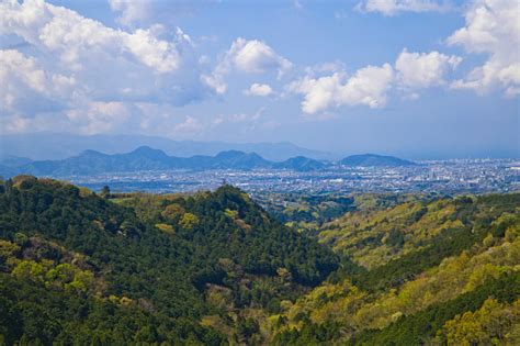 Mishima Cityscape View From Mishima Sky Walk In Mishima City Shizuoka Japan Stock Photo ...