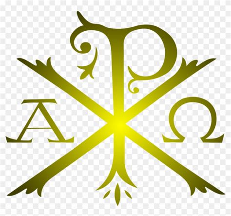 Chi Rho Symbol Christian Cross - Alpha And Omega Catholic Symbol, HD Png Download - 844x750 ...