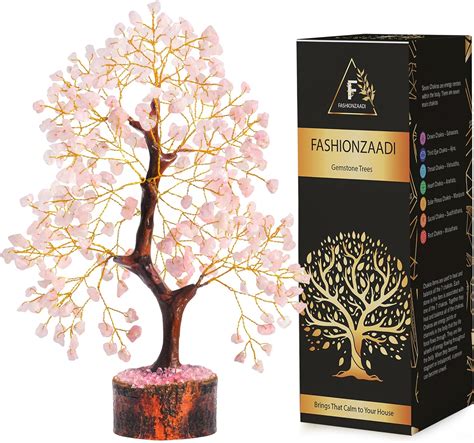 Amazon.com: Feng Shui Tree, Rose Quartz Crystals, Crystal Room Decor, Gemstone Tree, Stones and ...