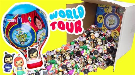 Ryan's World "World Tour" Hot Air Balloon Toy! FULL DOLL COLLECTION (Learn Countries) | Balloon ...