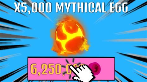 I bought 5,000 Mythical Eggs to Open them all.. (Roblox Mining ...