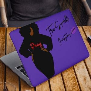 Purple Laptop Skin Sticker Girl Notebook Vinyl Decal Dell Hp - Etsy