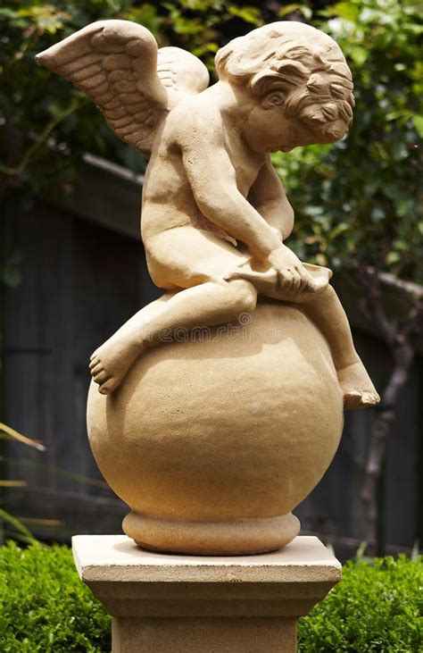 Cupid Statue stock image. Image of valentine, carving, figure - 384607