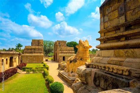 Great architecture of Hindu Temple dedicated to Shiva, fragment Stock Photo | Adobe Stock