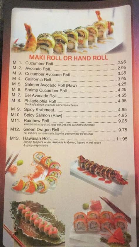 Menu at Fuji Buffet restaurant, New Smyrna Beach, FL-44