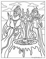 Disney Villains Coloring Pages sketch template