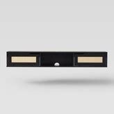 Modern Boho Floating TV Stand for TVs up to 65" with Rattan Doors - Saracina Home - ShopStyle