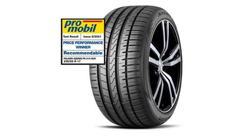 Falken AZENIS FK510 SUV Secures A Place In Summer Tyre Test