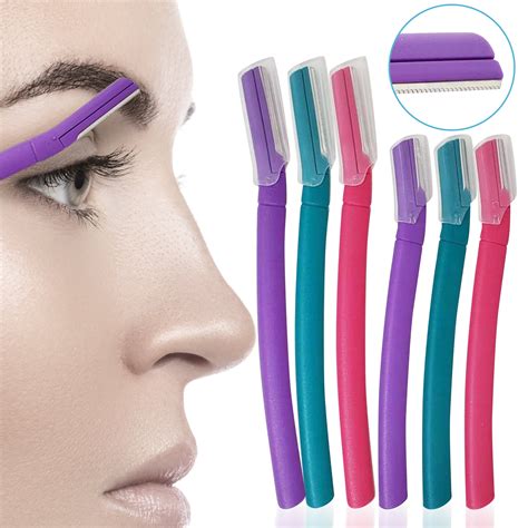 Nylea Eyebrow Razor 6 Pack Facial Razor with Precision Cover - Walmart.com - Walmart.com