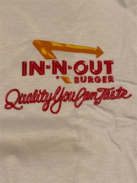 In-n-out Shirt / Vintage / in N Out / Burger / California / - Etsy