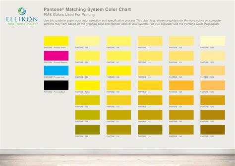 Pantone Matching System Color Chart | Templates at allbusinesstemplates.com