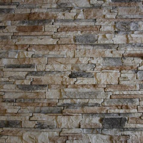 Native Faux Stacked Stone with Red Black and Brown Color from Interior Faux Stone Wall Panels on ...