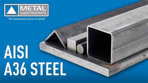 Grade Guide: AISI A36 Steel | Metal Supermarkets - YouTube