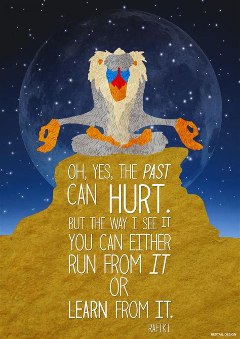 Lion King - Rafiki Quote Poster by JC-790514 on DeviantArt