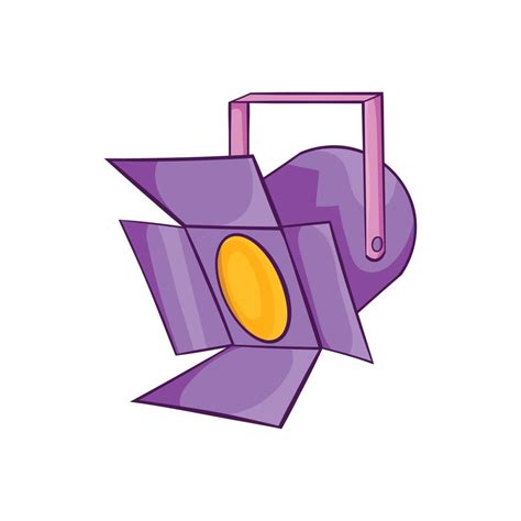 Spotlight icon, cartoon style 14584528 Vector Art at Vecteezy