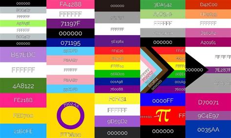 Official Pride Colors 2021: Exact Color Codes for 15 Pride Flags | Pride colors, Pride flags ...