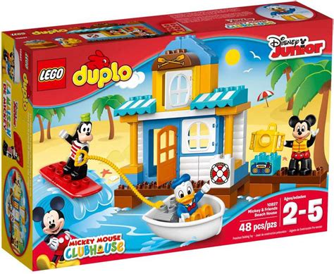 LEGO Disney Duplo Mickey Mouse Club Mickey Friends Beach House Set ...