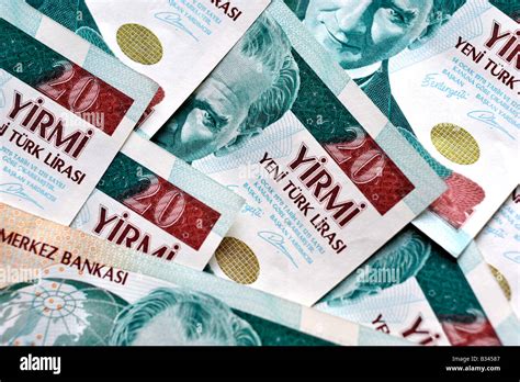 Turkish Lira paper money Stock Photo - Alamy