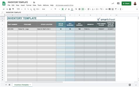 Top 5 free Google Sheets inventory template - Sheetgo Blog